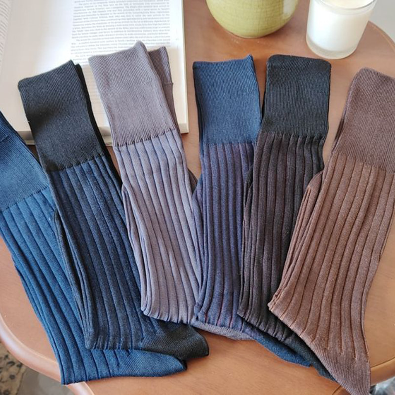 Chaussettes de football à double aiguille