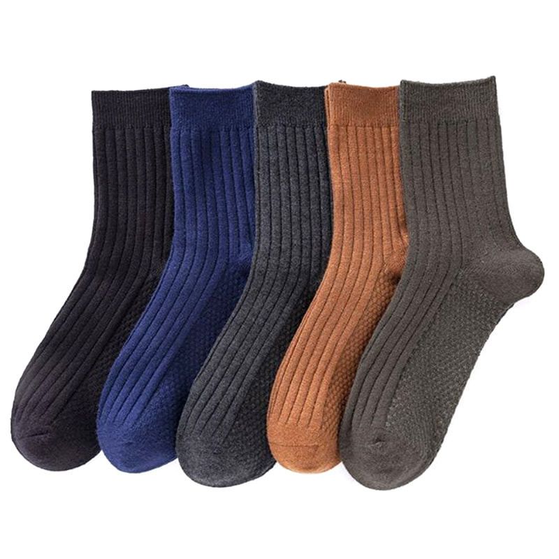 Chaussettes en laine de la longueur des hommes pour l'automne et l'hiver