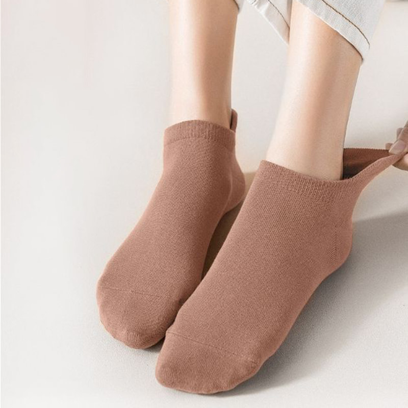 Chaussettes courtes pour hommes avec de faux talons